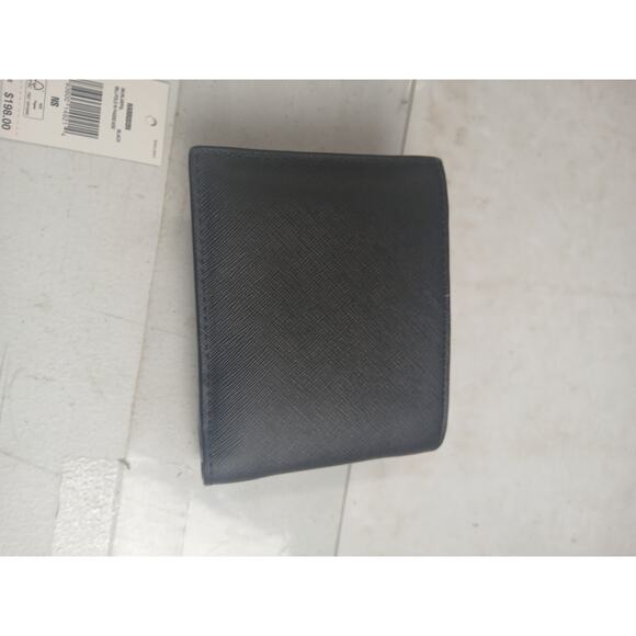 NWT Michael Kors Men Harrison Crossgrain Leather Billfold Wallet/Passcase,Blk-OS - Picture 5 of 6